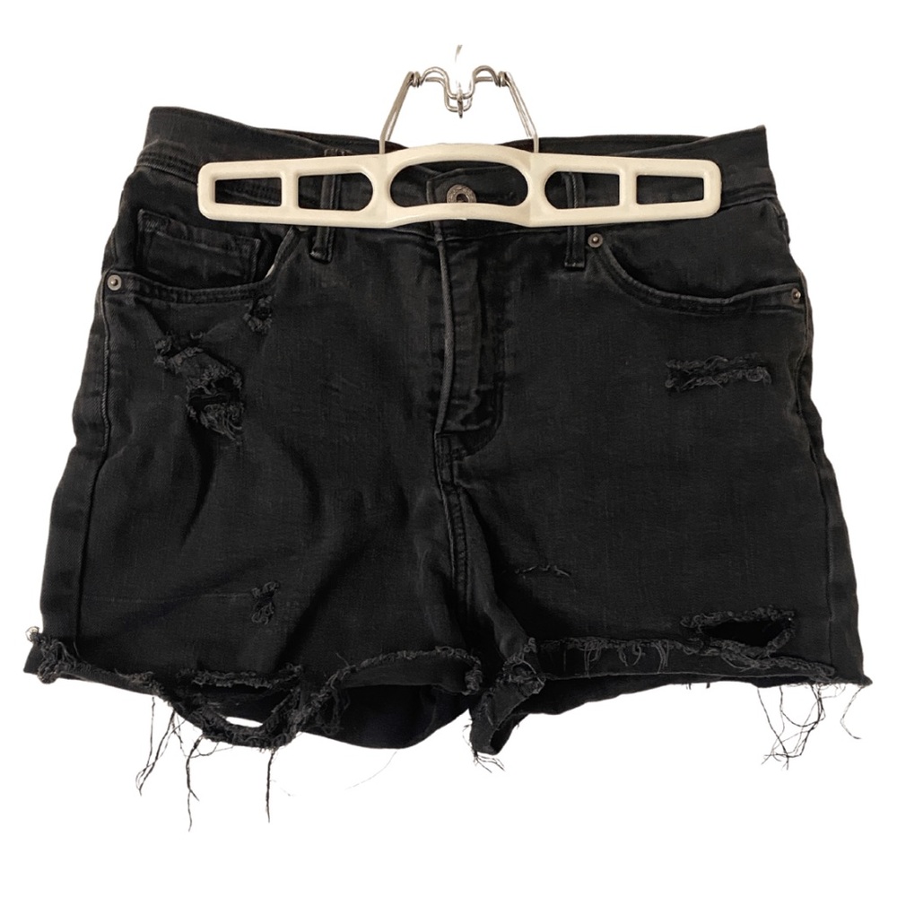 Vintage Levi’s Black Distressed Shorts